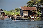 Tonle Sap - Prek Toal floating village - floating houses 
